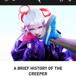 PUMA
x FENTY Creeper Phatty suede sneakers Size 7 NWOT